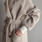 Long woollen coat for women - Isabella