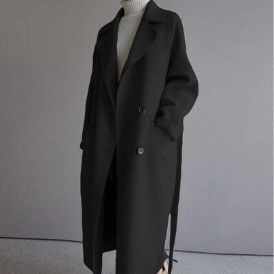 Long woollen coat for women - Isabella