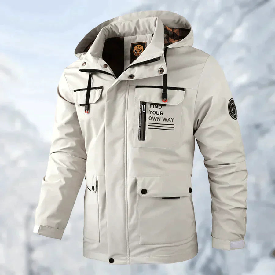 Wind and waterproof winter jacket - Aaron