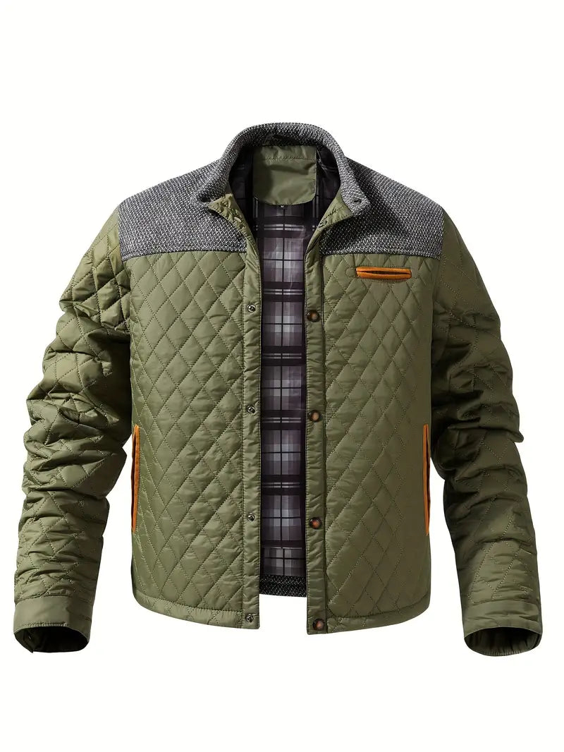 Padded jacket with stand-up collar - Maxwell