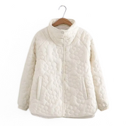 Stylish quilted jacket - Scarlet