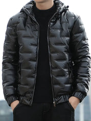 Men's winter hooded puffer jacket - Camden