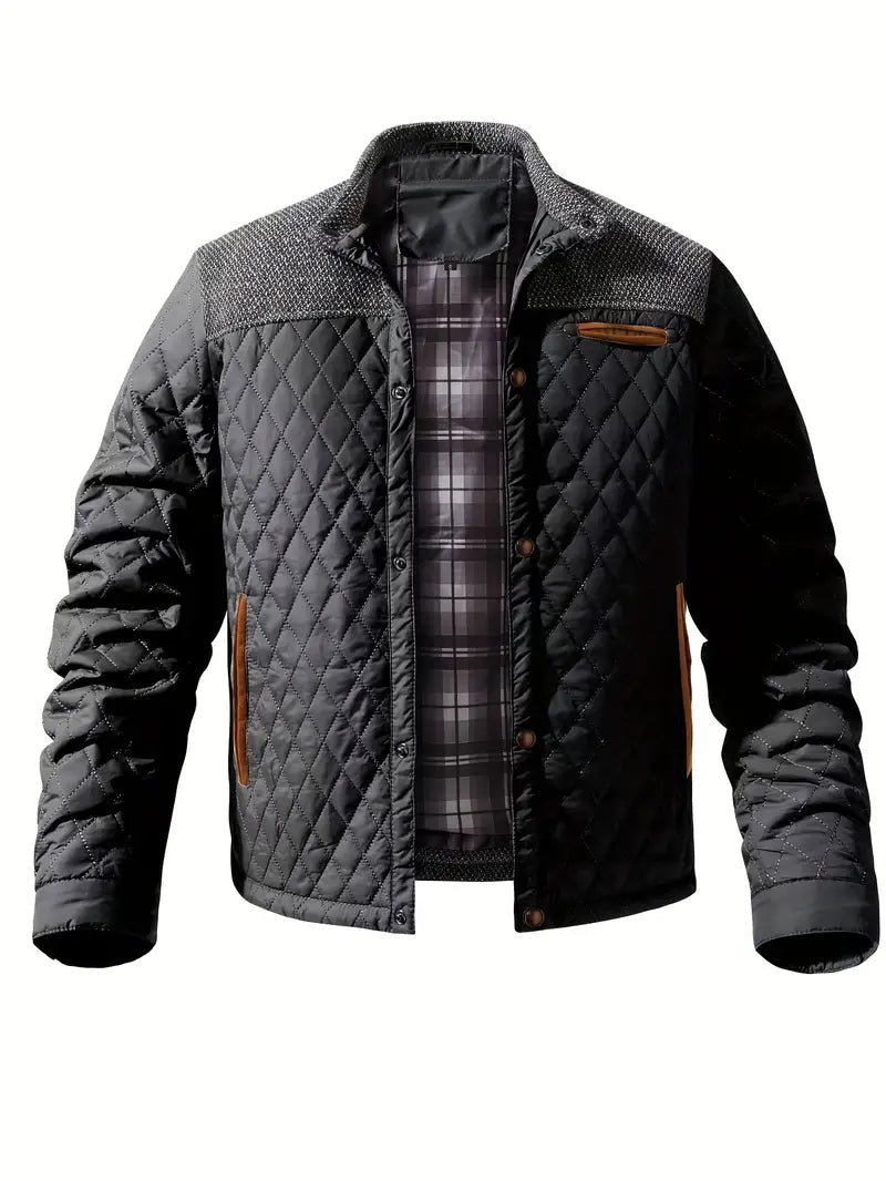 Padded jacket with stand-up collar - Maxwell