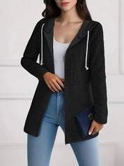 Stylish Hoodie with zip - Lauren