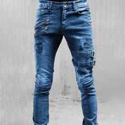 Elegant buckle jeans - Walter