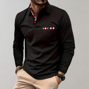 Men's long sleeve polo shirt - Jaxon