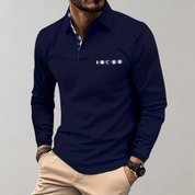 Men's long sleeve polo shirt - Jaxon