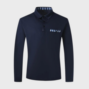 Men's long sleeve polo shirt - Jaxon