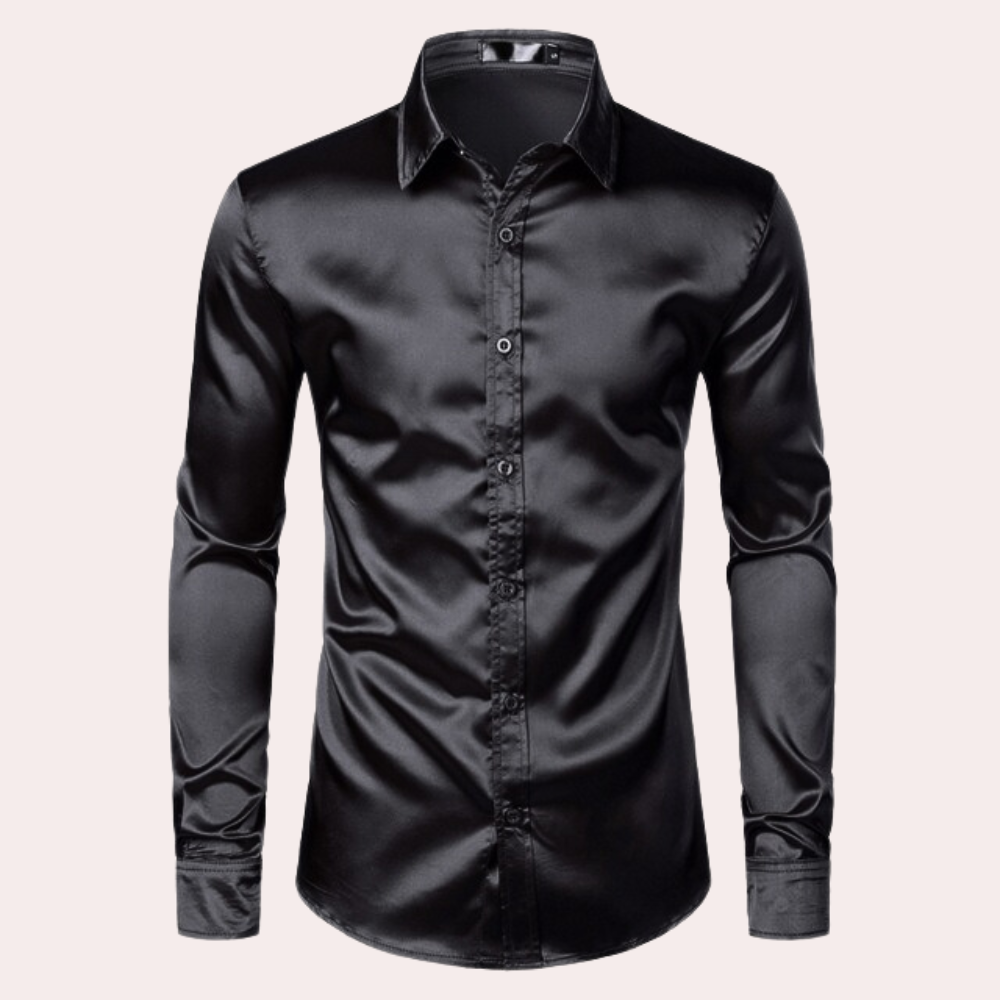 Elegant long-sleeved men's shirt - Gael