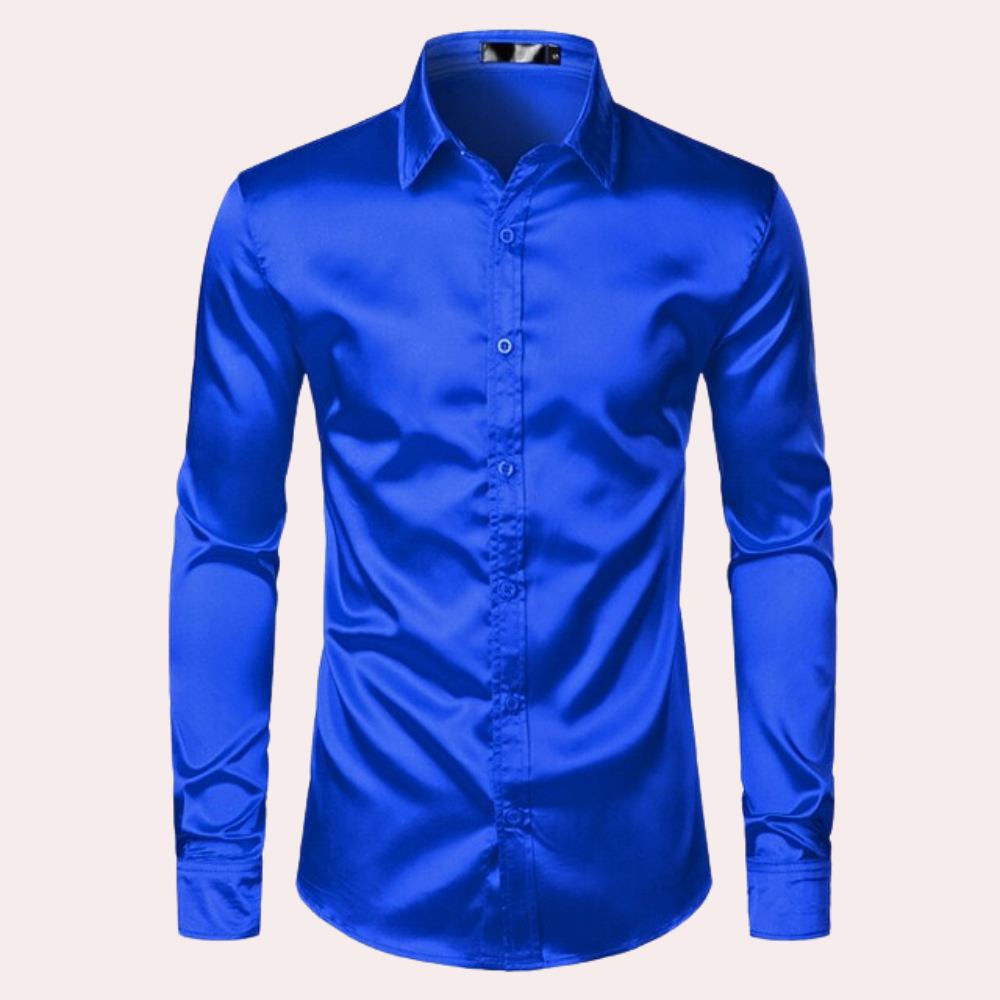 Elegant long-sleeved men's shirt - Gael