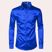 Elegant long-sleeved men's shirt - Gael