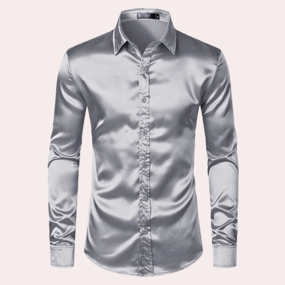 Elegant long-sleeved men's shirt - Gael