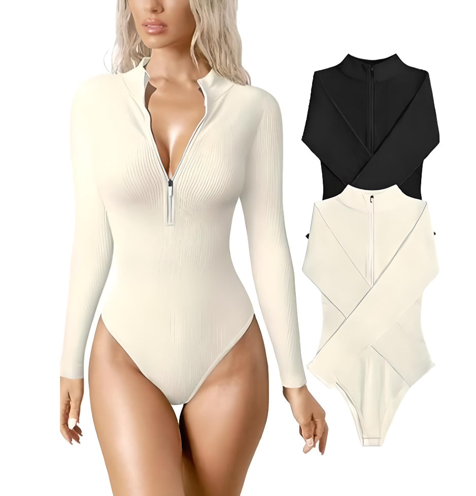 Women's zipper body suit - Margaret