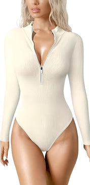 Women's zipper body suit - Margaret