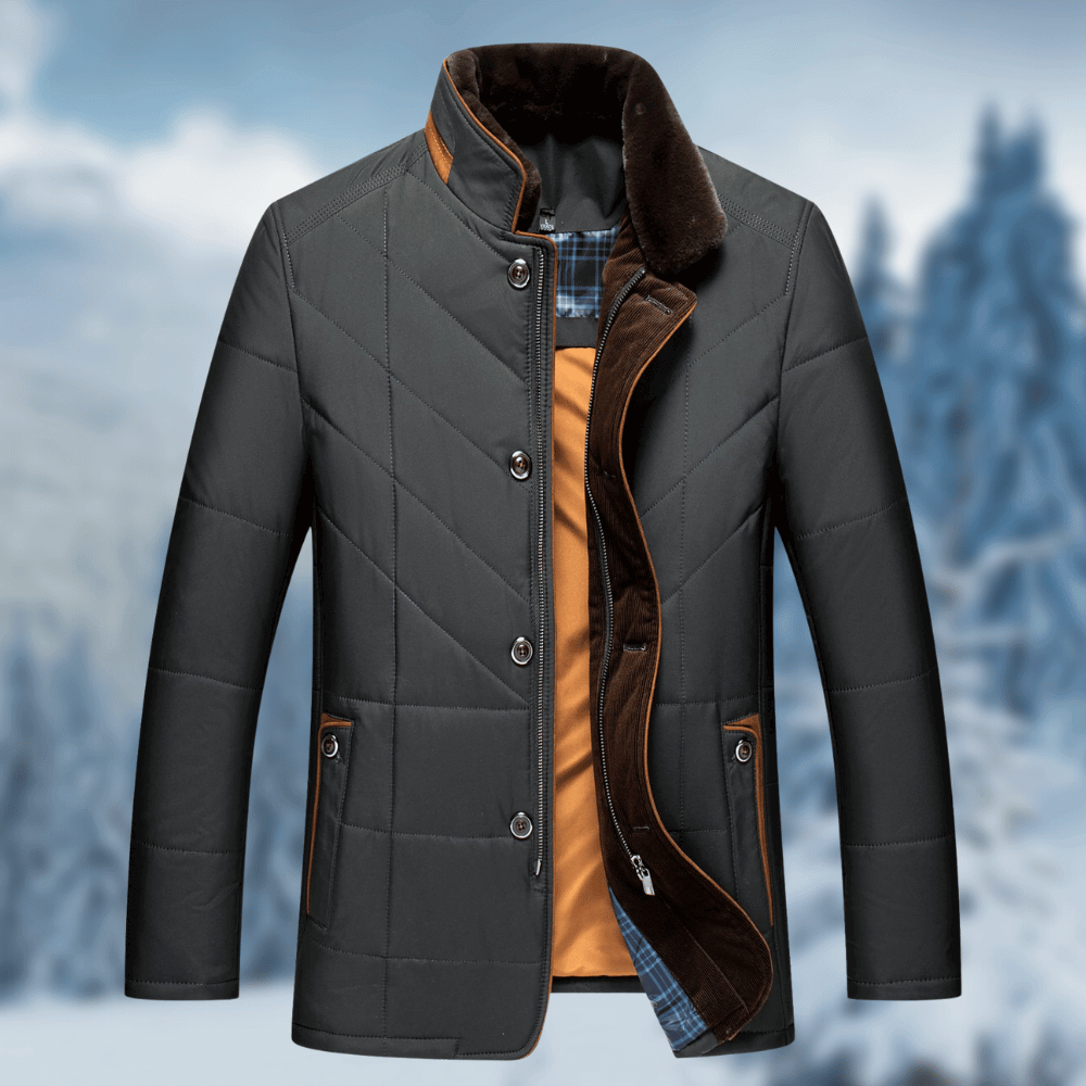 Elegant standing collar winter jacket - Romeo