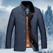 Elegant standing collar winter jacket - Romeo