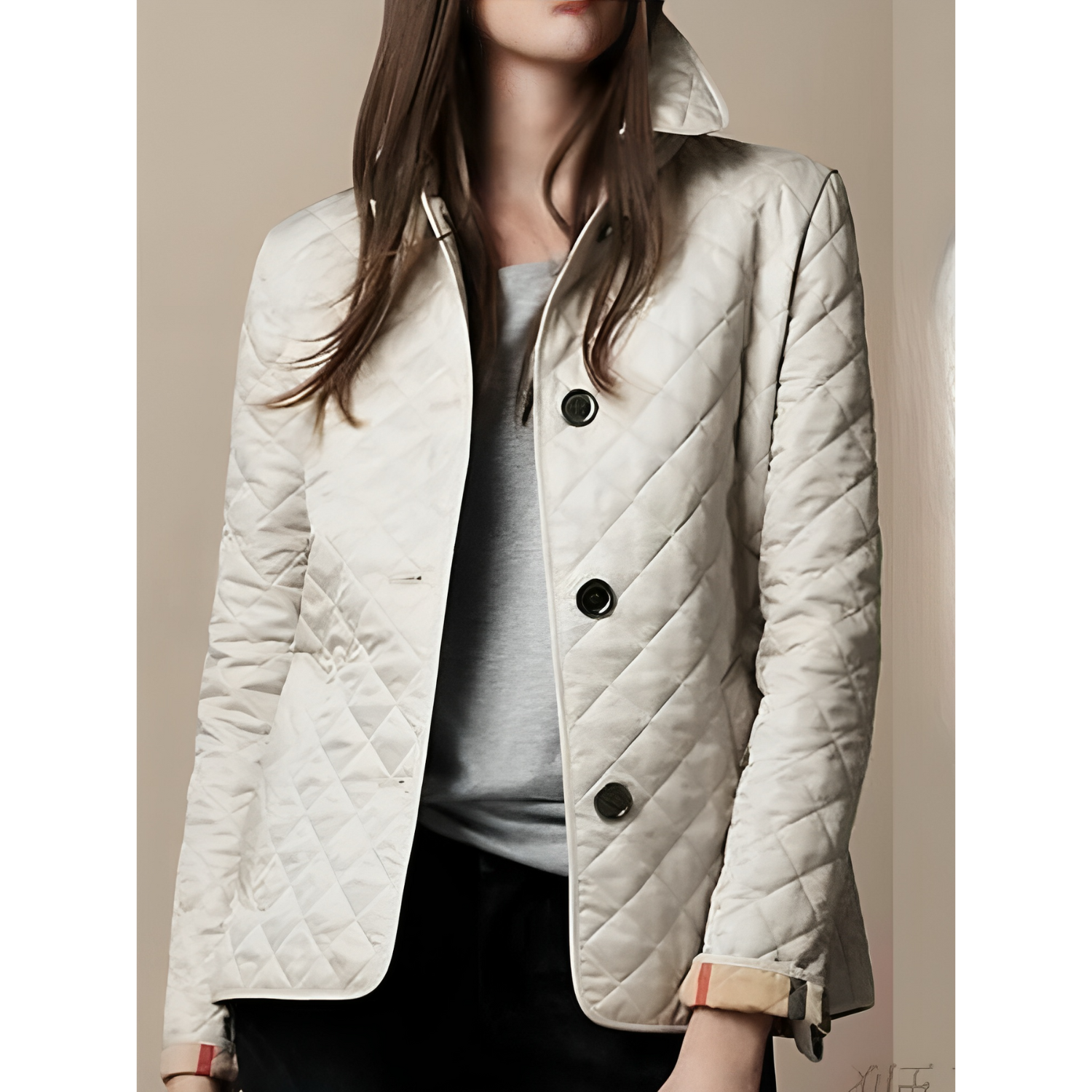 Short quilted jacket - Faye