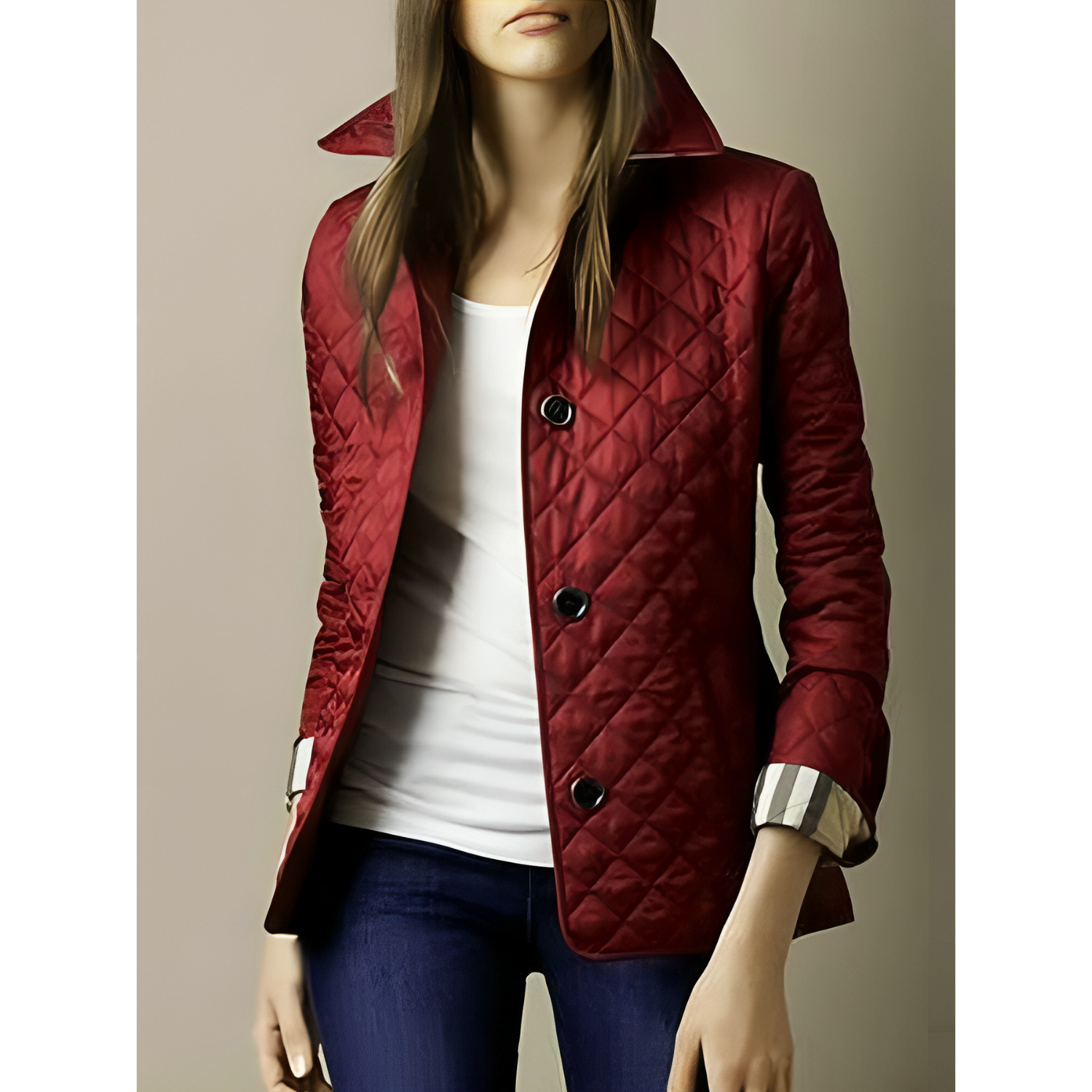 Short quilted jacket - Faye