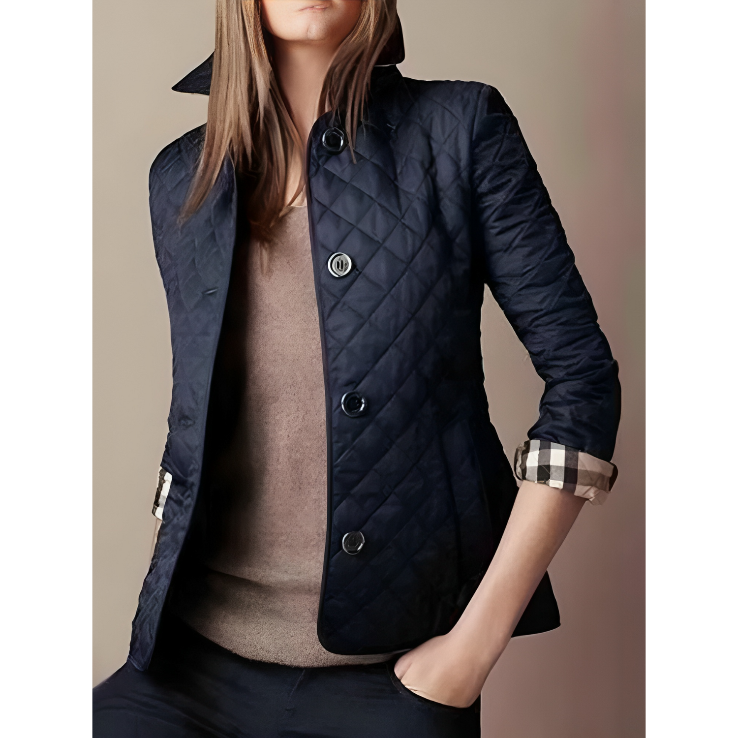 Short quilted jacket - Faye