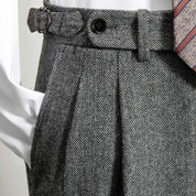 Stylish wool waistband trousers - Owen