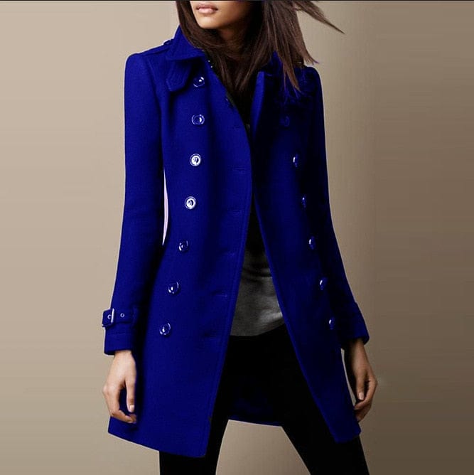 Elegant long Wool Coat - Amelia