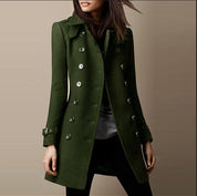 Elegant long Wool Coat - Amelia