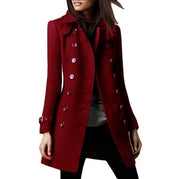 Elegant long Wool Coat - Amelia