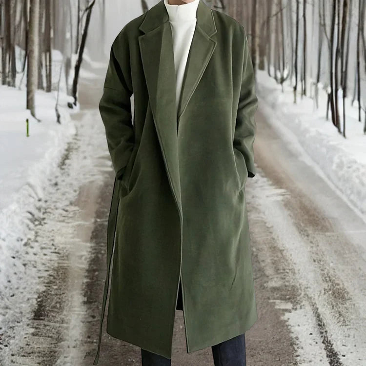 Elegant warm wool coat - Milan