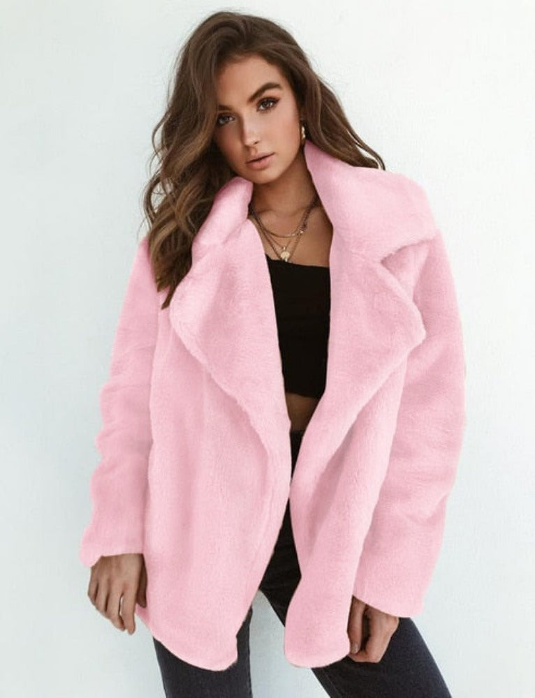 Faux fur luxury coat - Macie