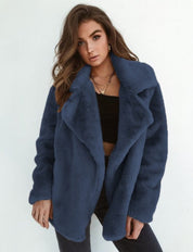 Faux fur luxury coat - Macie