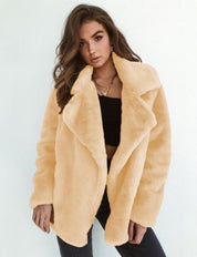 Faux fur luxury coat - Macie