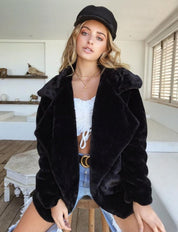 Faux fur luxury coat - Macie