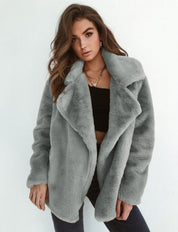 Faux fur luxury coat - Macie