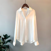 Stylish ladies silk shirt - Luna