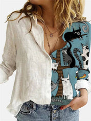 Artistic graphic print shirt - Marley