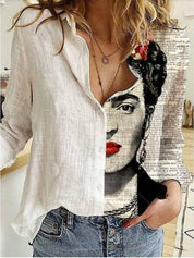 Artistic graphic print shirt - Marley