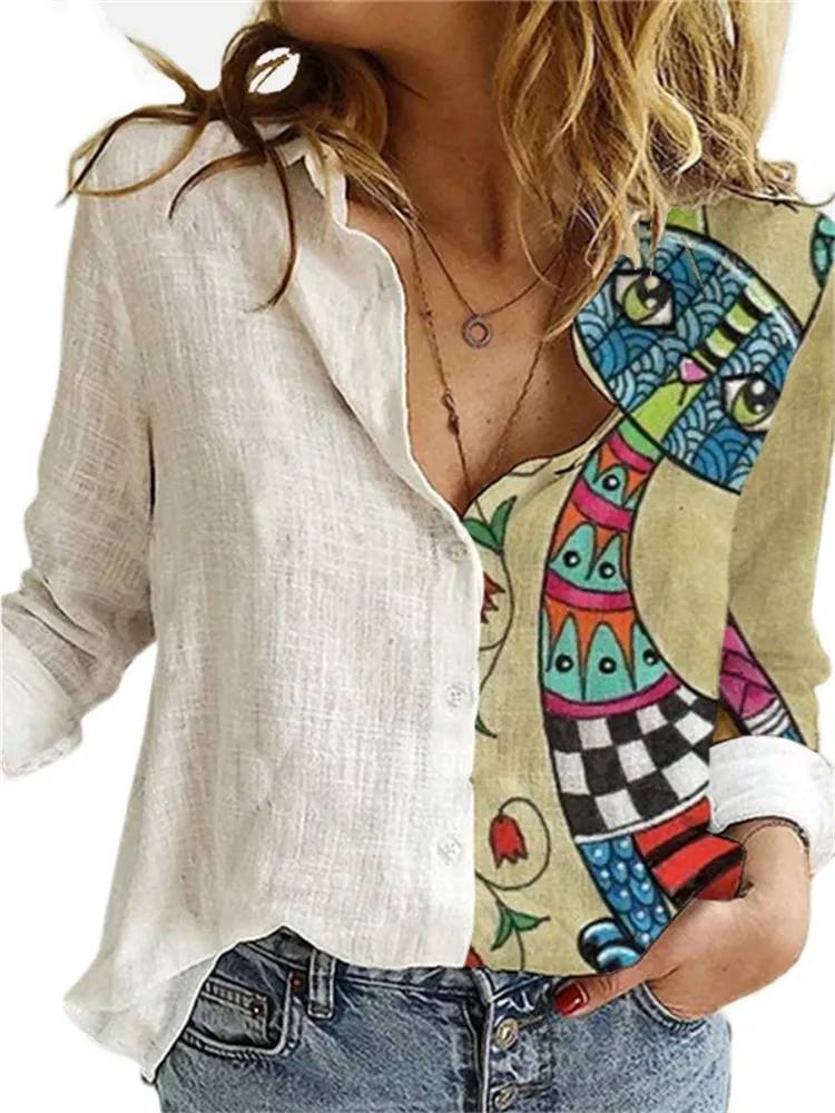 Artistic graphic print shirt - Marley