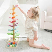 Interactive rainbow marble sound tree - Harper