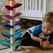 Interactive rainbow marble sound tree - Harper