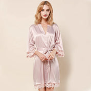 Elegant pyjama set with lace - Rosalie