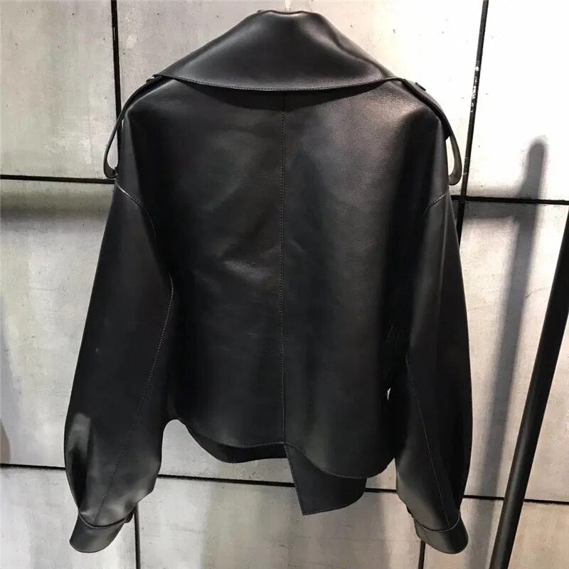 Stylish leather jacket - Alma