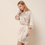 Elegant pyjama set with lace - Rosalie