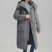 Elegant long down jacket - Stephanie