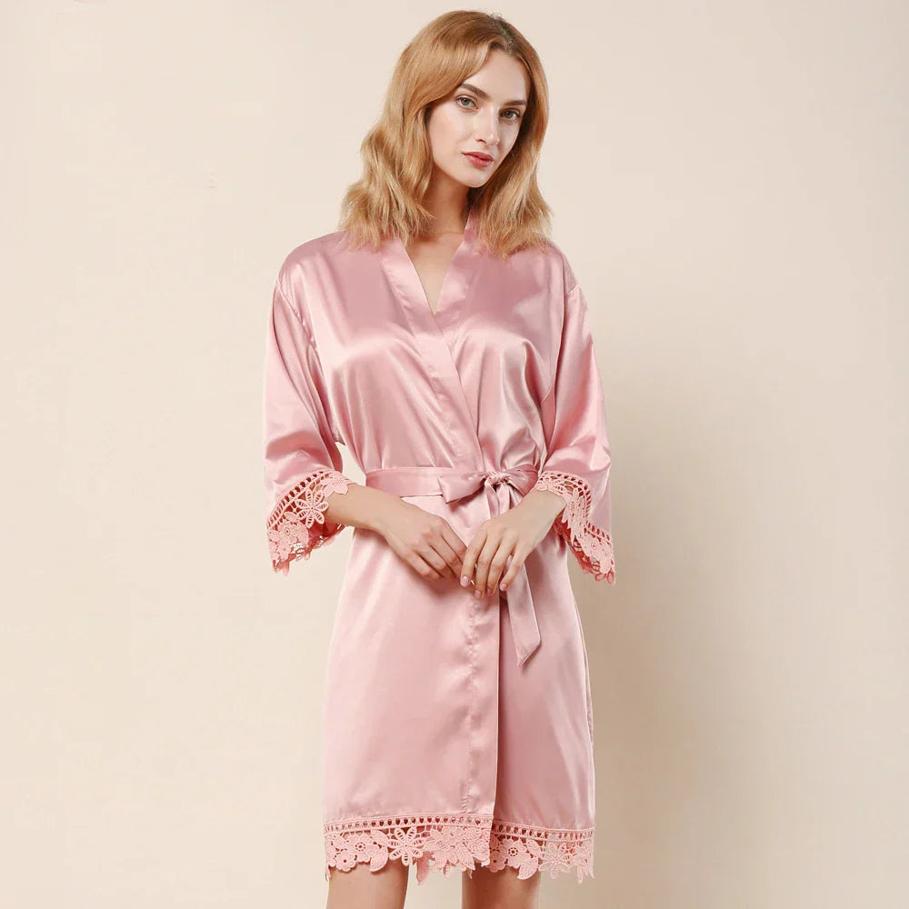 Elegant pyjama set with lace - Rosalie