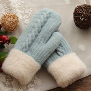 Wool warm winter gloves - Adaline