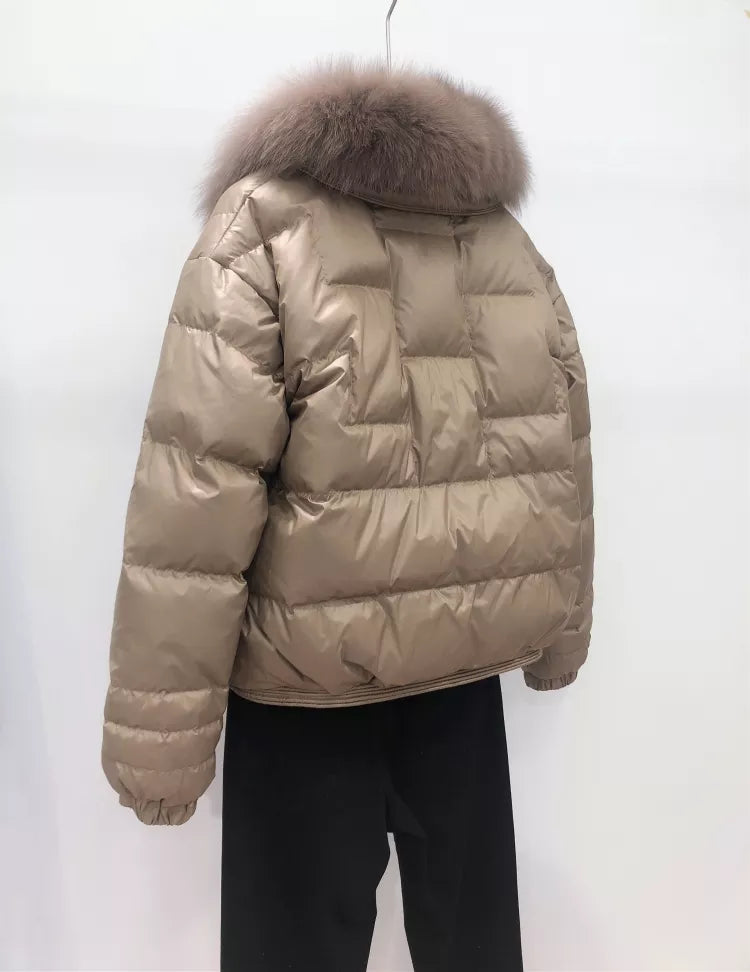 Vintage loose puffer jacket - Bianca