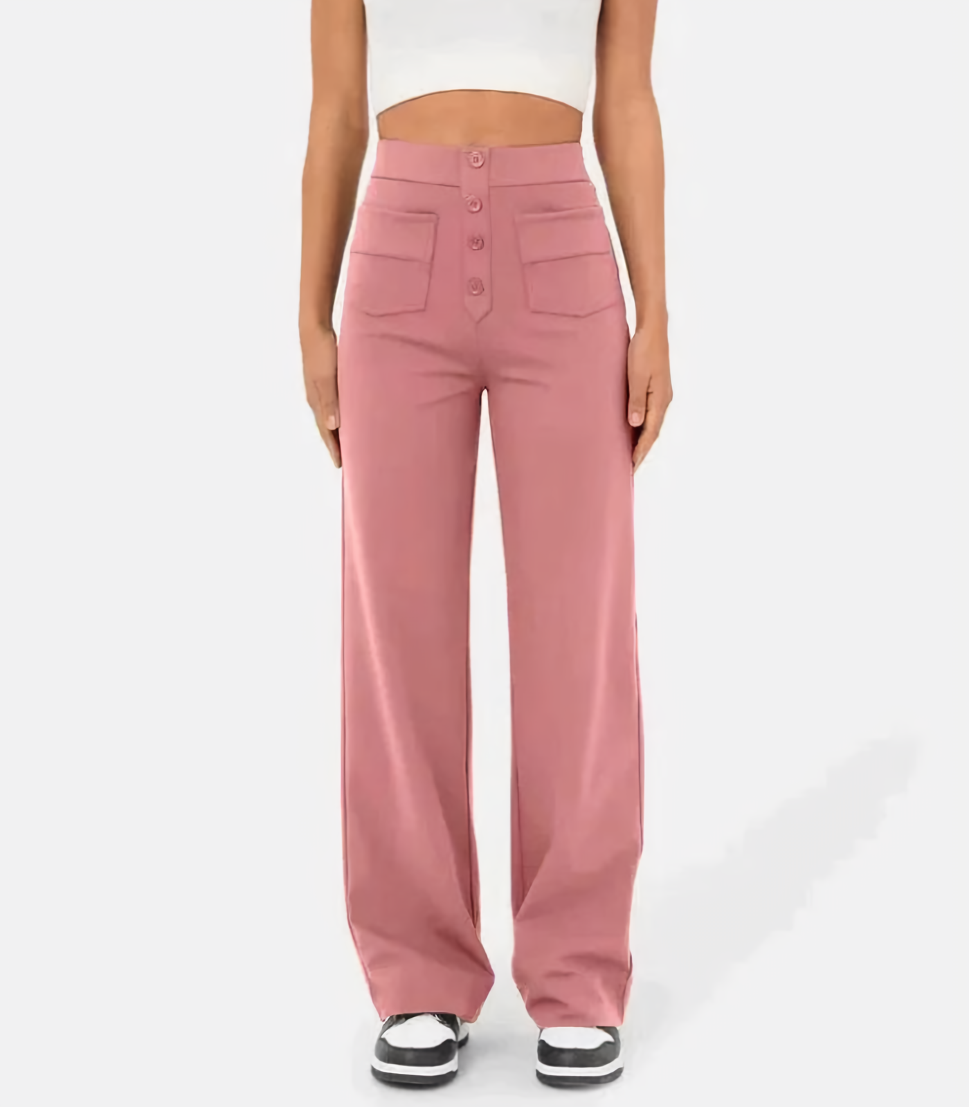 Elasticated trouser with high waist - Dakota