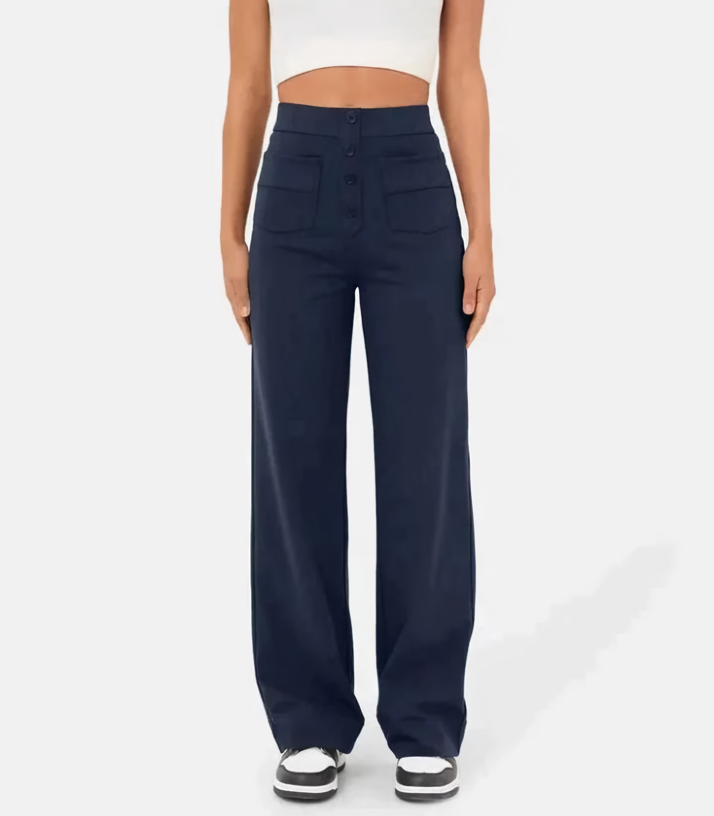 Elasticated trouser with high waist - Dakota