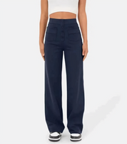 Elasticated trouser with high waist - Dakota