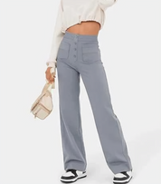 Elasticated trouser with high waist - Dakota